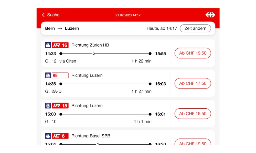 Der SBB Billettautomat bekommt ein Update.